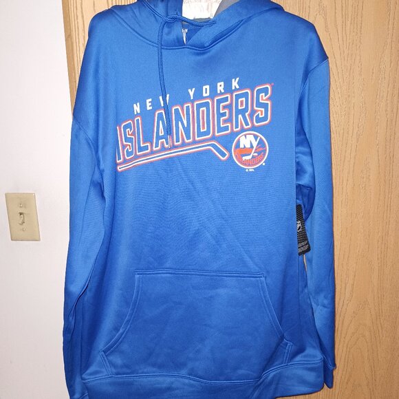 NEW Men's New York Islanders Performance Hoodie - Royal Blue Medium - Picture 1 of 4